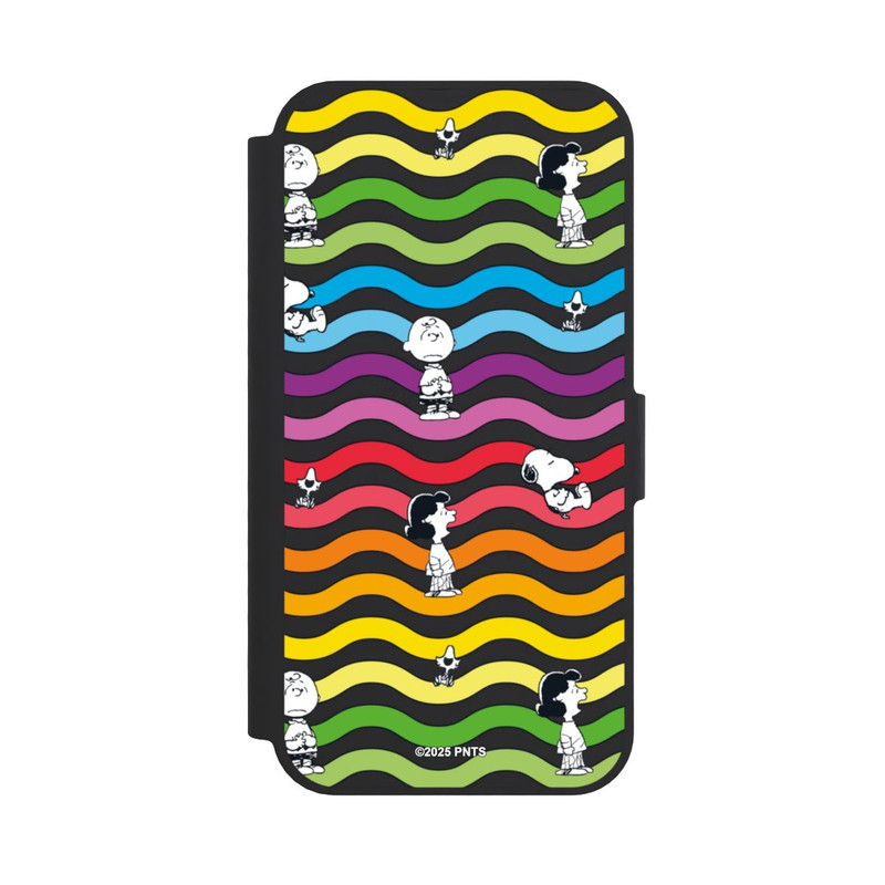 iPhone 17e NIVOflip Snoopy Pattern Rainbow Transparent