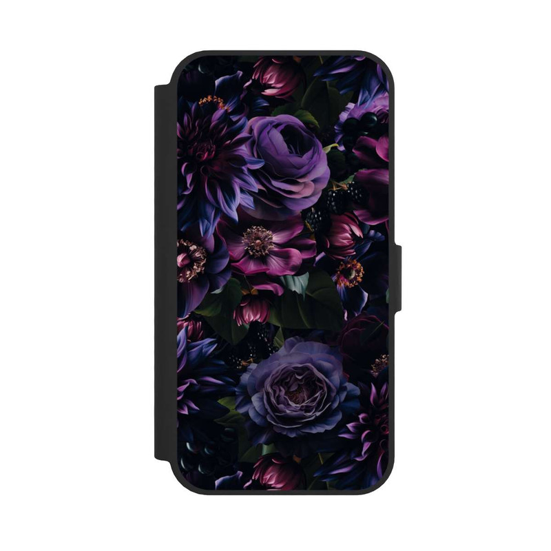 iPhone 17e NIVOflip Dunkle Lila Blüten 