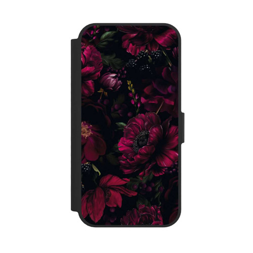 Apple iPhone 17e NIVOflip Dunkle Rote Blumen Liebe