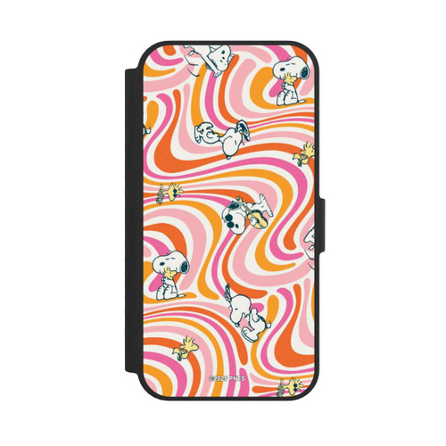 Apple iPhone 17e NIVOflip Peanuts Hippie Pattern Orange
