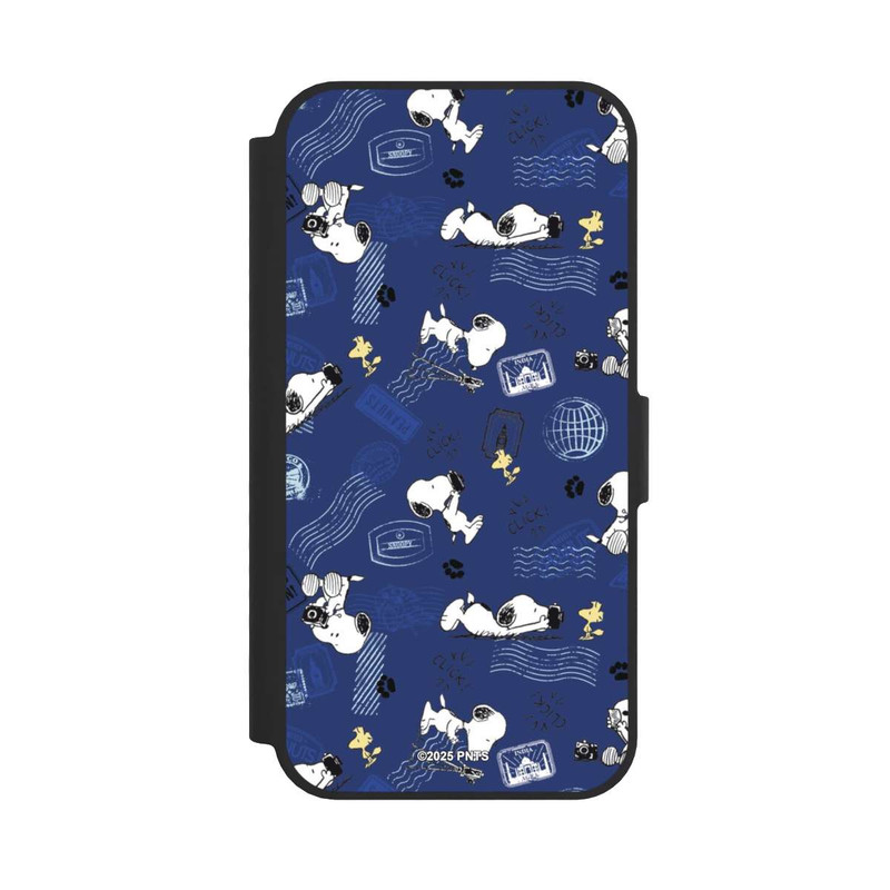 17 e NIVOflip Peanuts Travel Stamps Pattern Blue