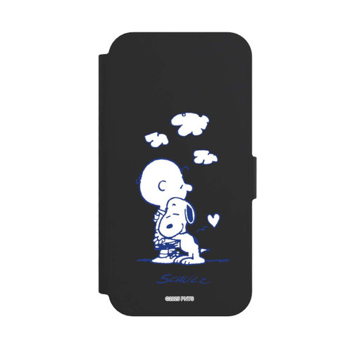 Apple iPhone 17e NIVOflip Peanuts Charlie Brown Snoopy Hug Transparent