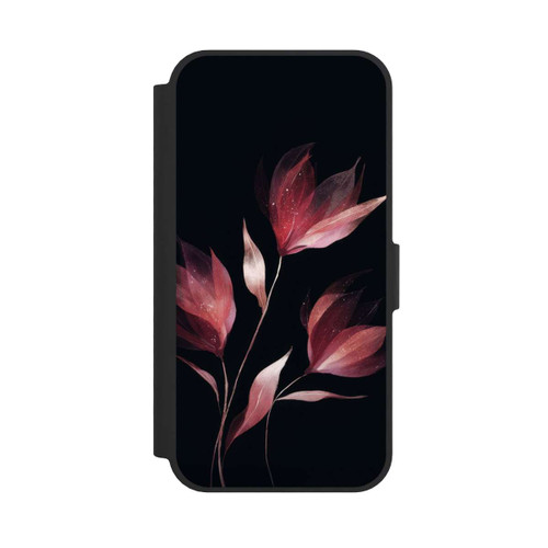 Apple iPhone 17e NIVOflip Burgunderrote Blume Negativ