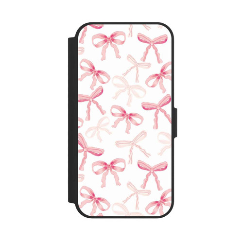 Apple iPhone 17e NIVOflip Hell Rosa Schleifen Muster