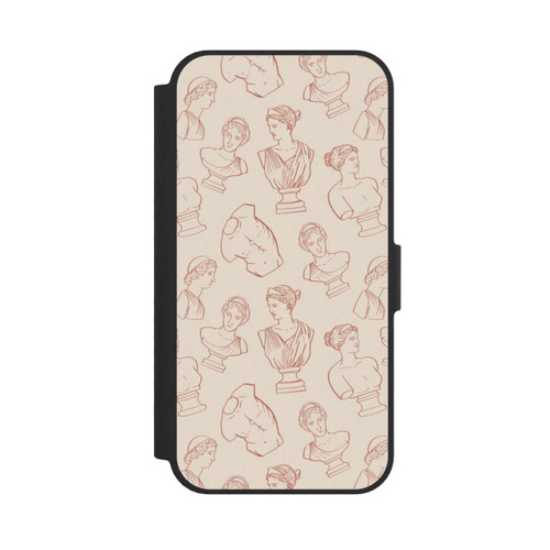 Apple iPhone 17e NIVOflip Griechische Büsten Art-Déco Braun