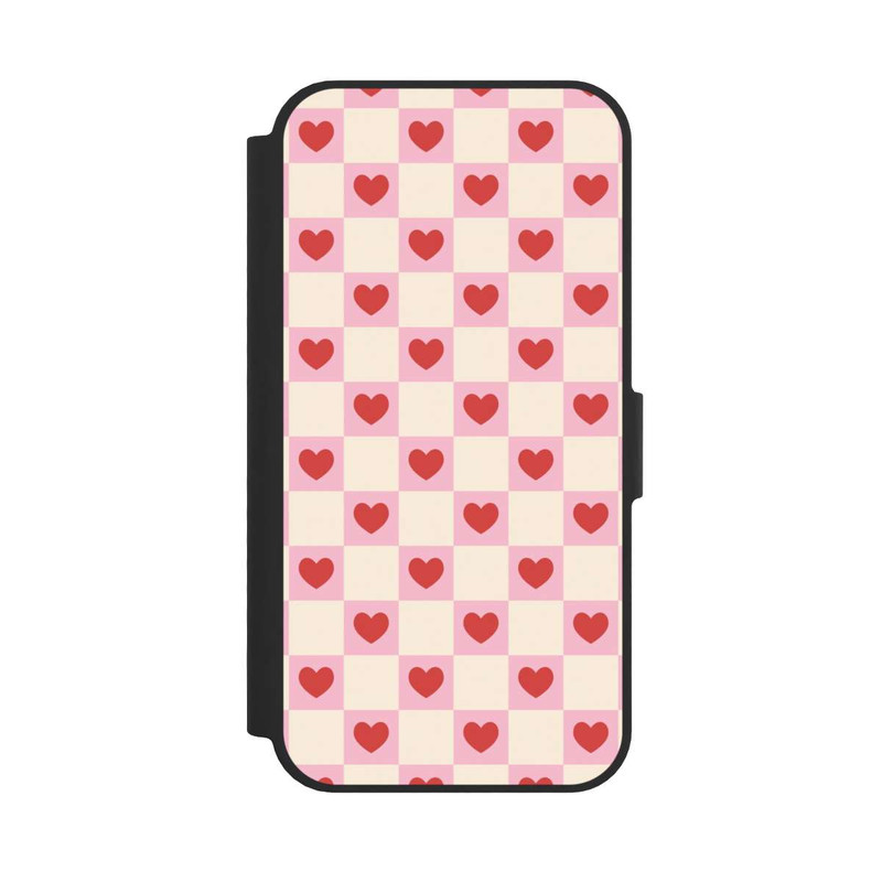 17 e NIVOflip Cœurs à Carreaux Roses Saint-Valentin