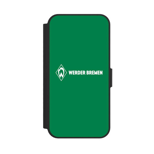 Apple iPhone 17e NIVOflip Werder Bremen Schriftzug Raute Grün
