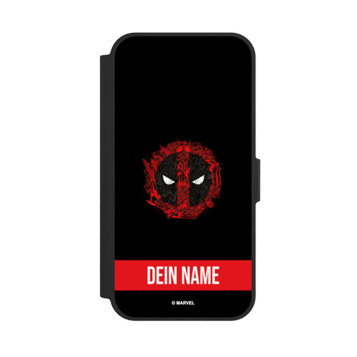 Apple iPhone 17e NIVOflip Deadpool Logo Personalisierbar