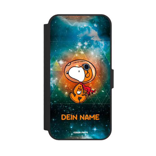 Apple iPhone 17e NIVOflip Snoopy Weltraumreisender Personalisierbar