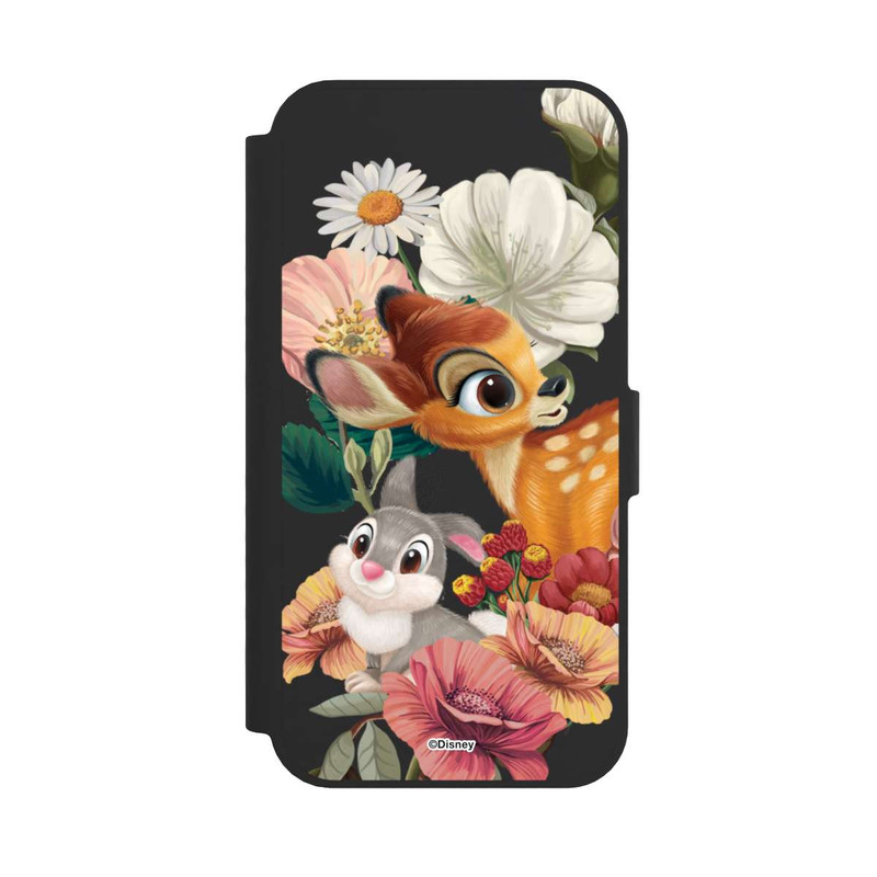 iPhone 17e NIVOflip Bambi und Klopfer Blumen Transparent