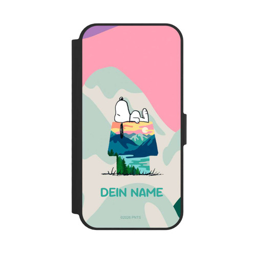 Apple iPhone 17e NIVOflip Snoopy Outdoor Personalisierbar