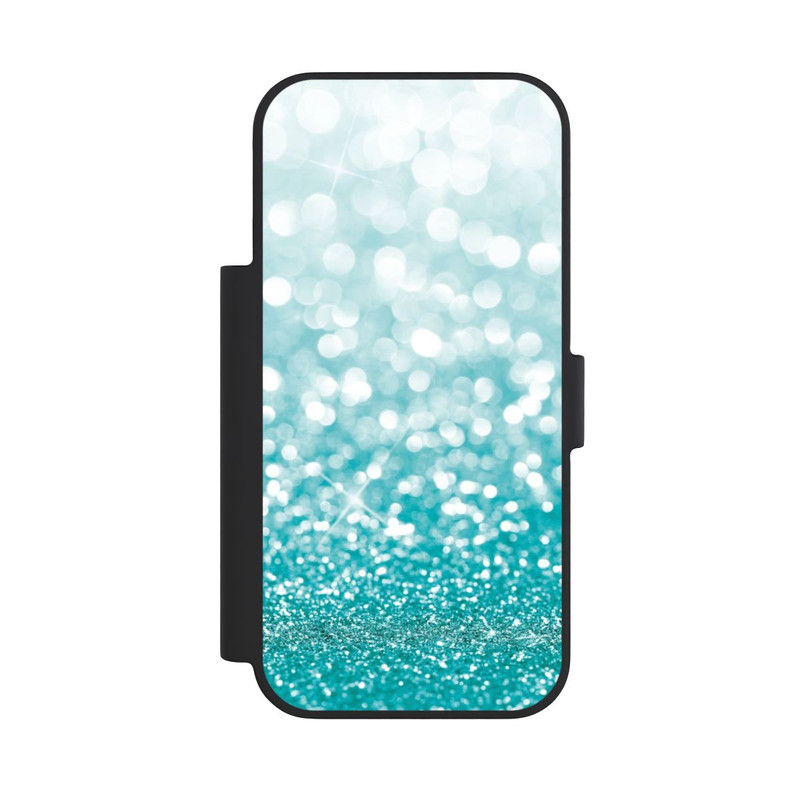 iPhone 18 Pro NIVOflip Pluie de Paillettes Pétroles Look