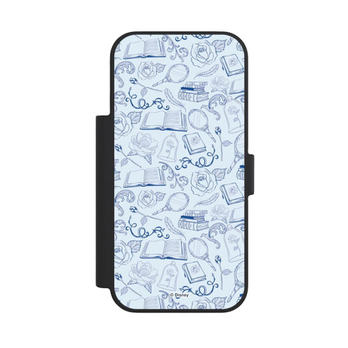 Apple iPhone 18 Pro NIVOflip La Belle et la Bête Motif Bleu