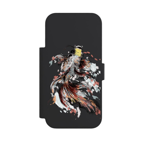 Apple iPhone 18 Pro NIVOflip Koi (Watercolor) transparent