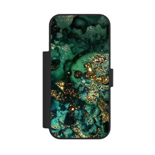 Apple iPhone 18 Pro NIVOflip Marbre Cyan Scintillant