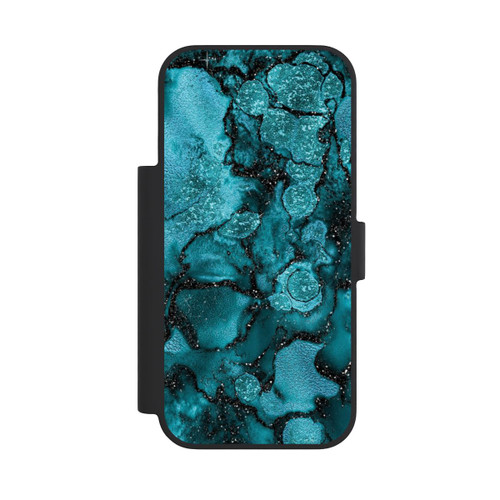 Apple iPhone 18 Pro NIVOflip Paillettes Bleues