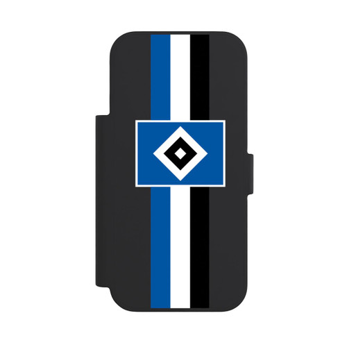 Apple iPhone 18 Pro NIVOflip HSV Streifen - Blau-Weiß-Schwarz - ohne Hintergrund