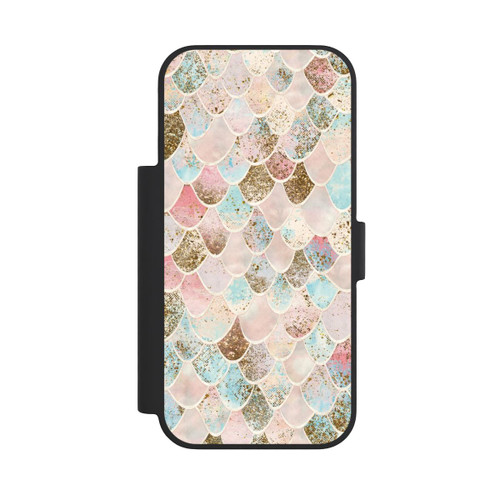 Apple iPhone 18 Pro NIVOflip Glitzer Look Meerjungfrau Muster