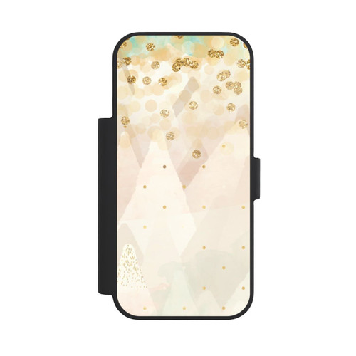 Apple iPhone 18 Pro NIVOflip Look neige pailleté doré