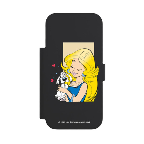 Apple iPhone 18 Pro NIVOflip Falbala et Idéfix Amoureux Transparent