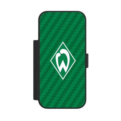 Apple iPhone 18 Pro NIVOflip Carbonlook - Werder Bremen