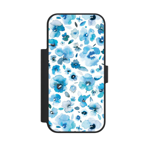 Apple iPhone 18 Pro NIVOflip Blue Tropical Flowers