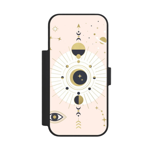 Apple iPhone 18 Pro NIVOflip Look abstrait or rose
