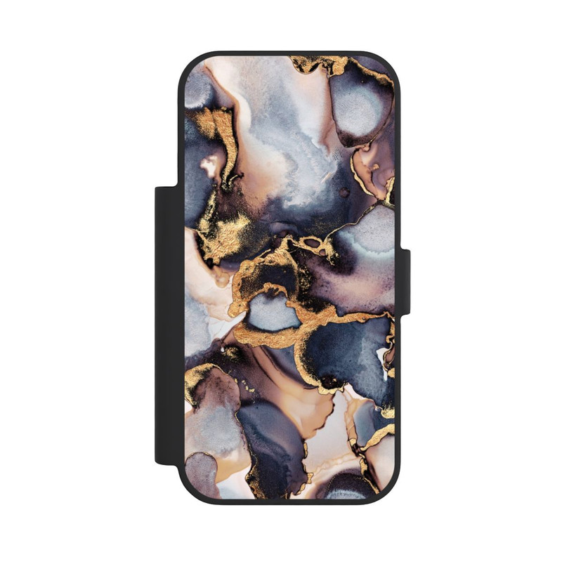 iPhone 18 Pro NIVOflip Verträumte Tinte Grau-Golddruck
