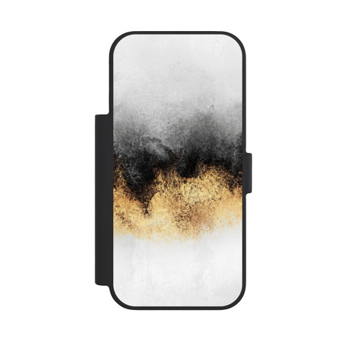 Apple iPhone 18 Pro NIVOflip Grauer Himmelstaub Golddruck