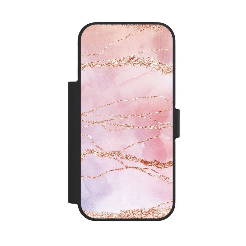 iPhone 18 Pro NIVOflip Glitter Look Pink Girly Marmor