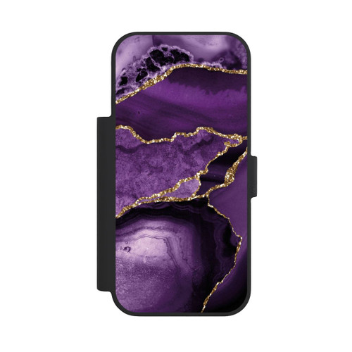 Apple iPhone 18 Pro NIVOflip Marbre Violet Paysage