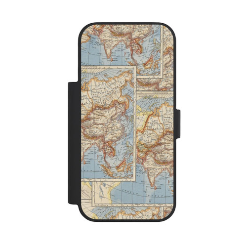 Apple iPhone 18 Pro NIVOflip Carte du monde vintage