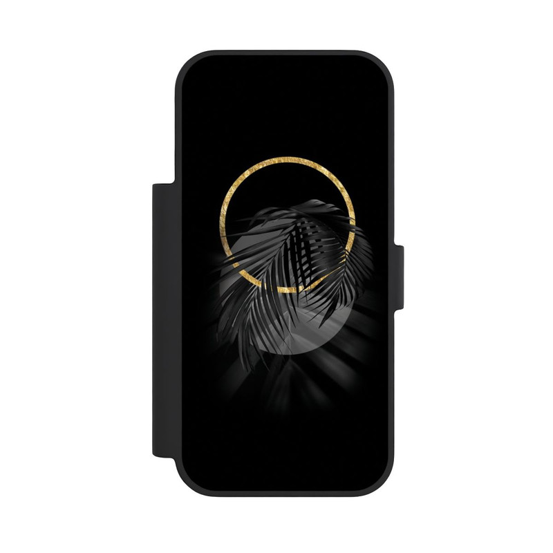iPhone 18 Pro NIVOflip Feuille tropicale noire