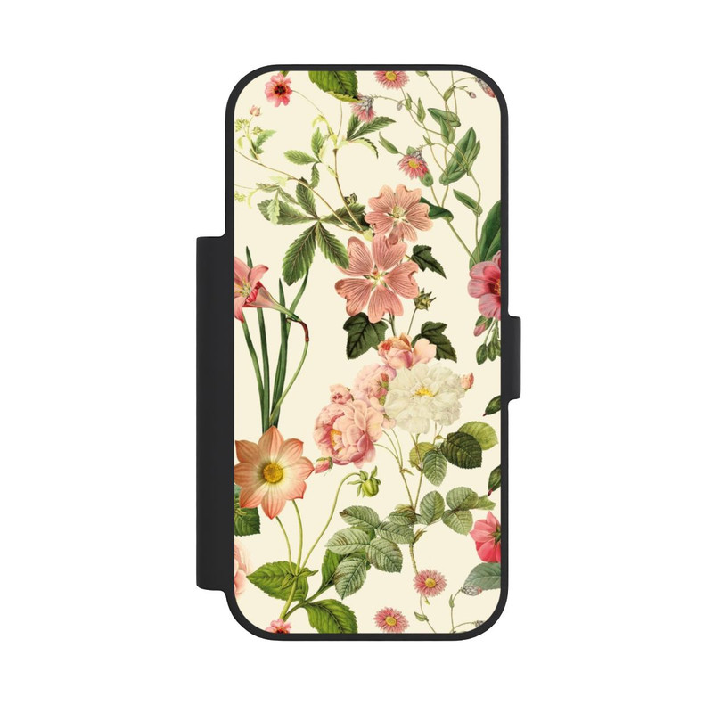 iPhone 18 Pro NIVOflip Fleurs sauvages sur jaune clair