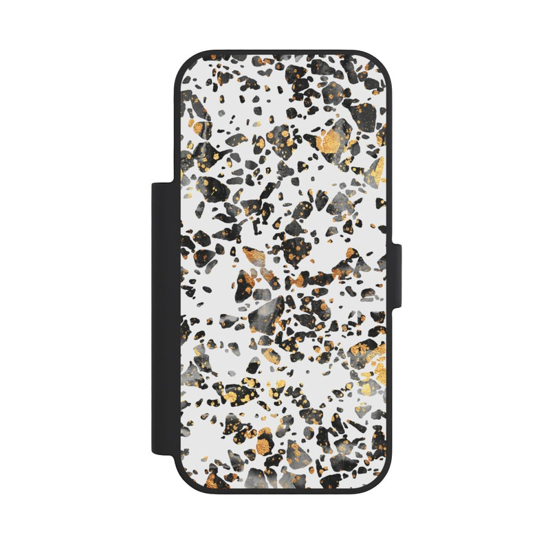 iPhone 18 Pro NIVOflip Gold Speckled Terrazzo