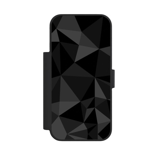 Apple iPhone 18 Pro NIVOflip Polygonmuster schwarz