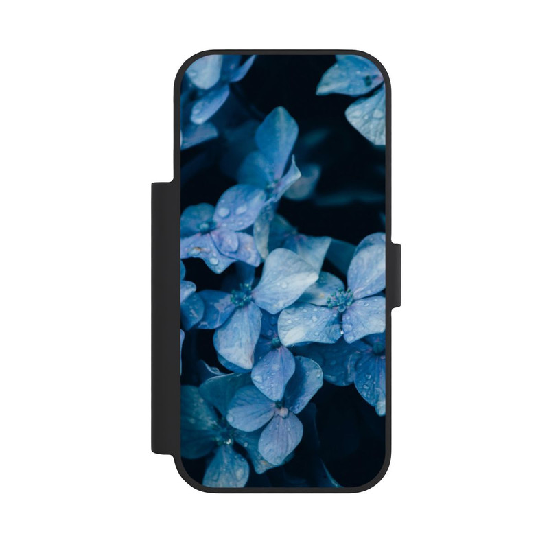 iPhone 18 Pro NIVOflip Fleurs bleues 2