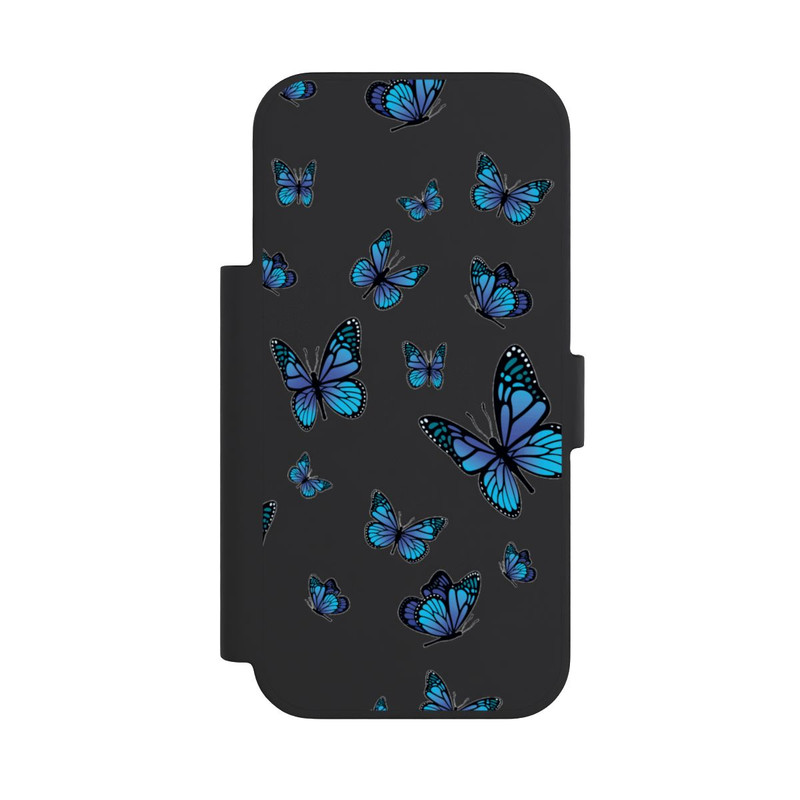 iPhone 18 Pro NIVOflip Schmetterlingmuster Transparent