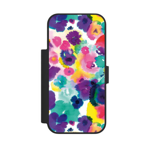Apple iPhone 18 Pro NIVOflip Fleurs aquarelles abstraites