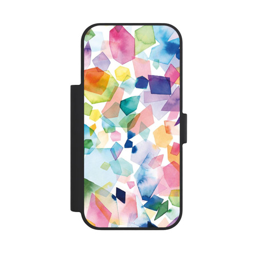 Apple iPhone 18 Pro NIVOflip Diamants de pierres précieuses aquarelle colorées