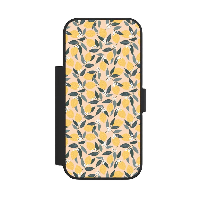 iPhone 18 Pro NIVOflip Rosa Zitronen-Muster