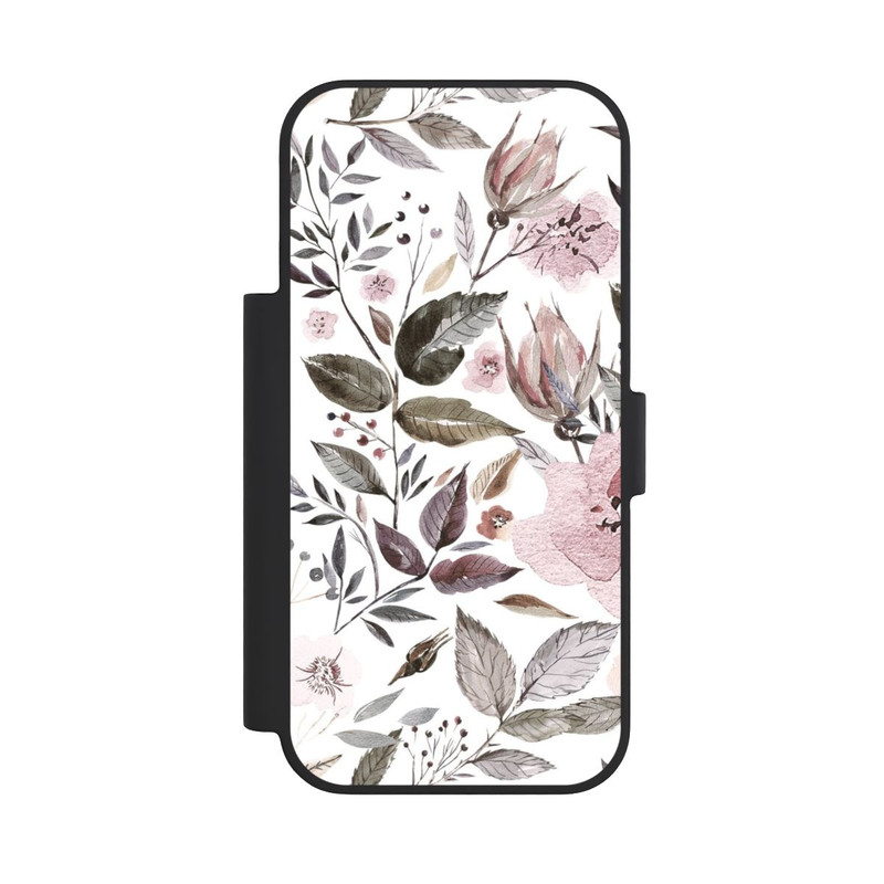 iPhone 18 Pro NIVOflip Aquarell braune Rosenblüten