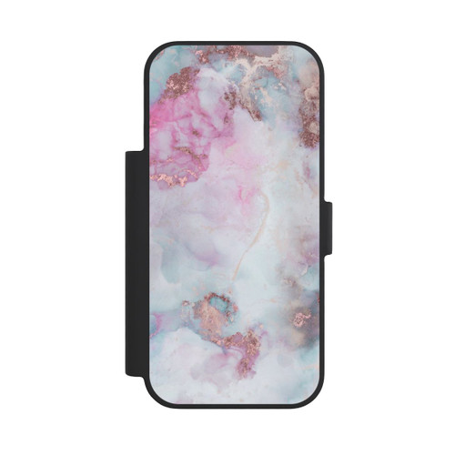 Apple iPhone 18 Pro NIVOflip Encre Alcool Marbre Bleu