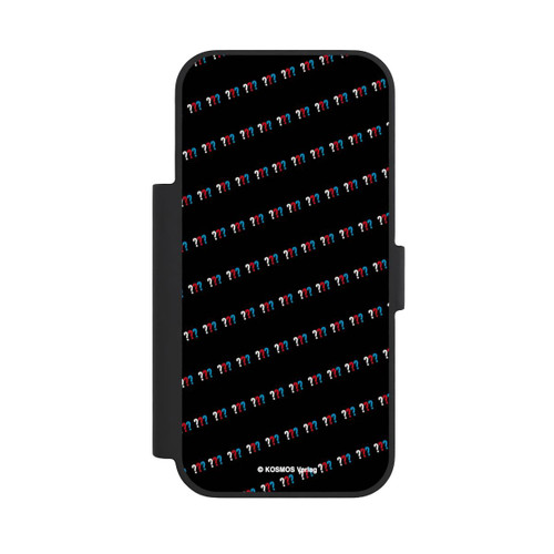 Apple iPhone 18 Pro NIVOflip Drei Fragezeichen Muster Schräg