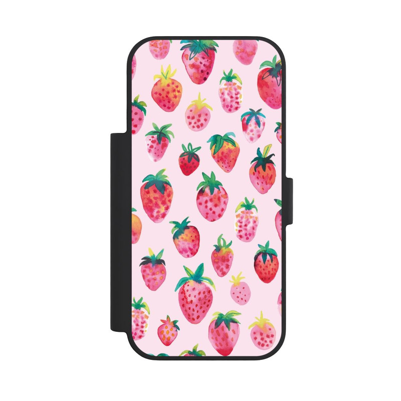iPhone 18 Pro NIVOflip Fraises aquarelles