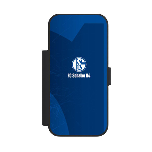 Apple iPhone 18 Pro NIVOflip Schalke 04 Blauer Hintergrund Mit Logo