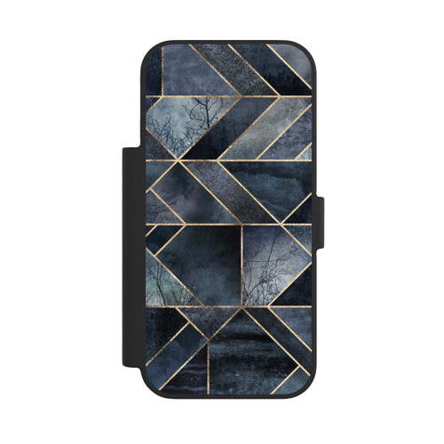 Apple iPhone 18 Pro NIVOflip Abstraktes Natur-Dunkelblau