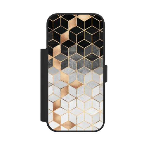 Apple iPhone 18 Pro NIVOflip Würfel dunkel und gold