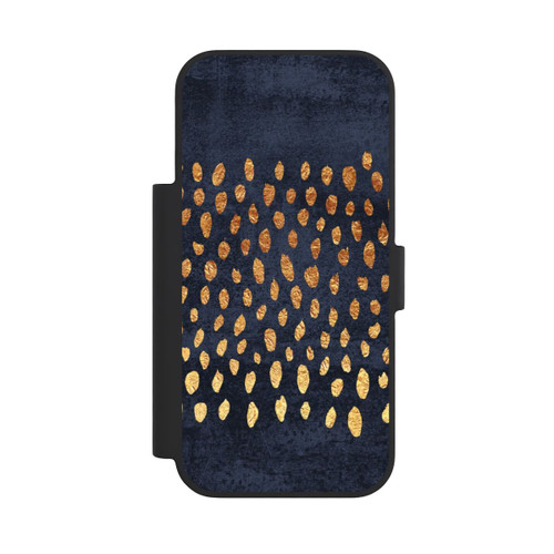 Apple iPhone 18 Pro NIVOflip Muster Gold und Marine