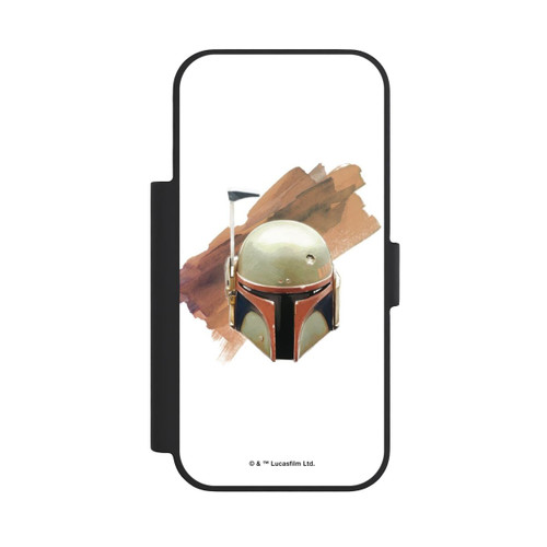Apple iPhone 18 Pro NIVOflip Casque Boba Fett Blanc